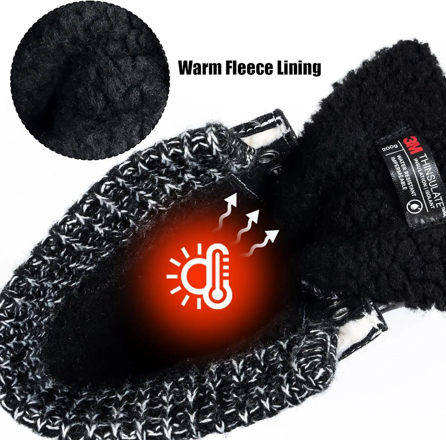 DROMA Women’s Waterproof Snow Hiking Boots 2 sold by Freesoldier product image thumbnail 5