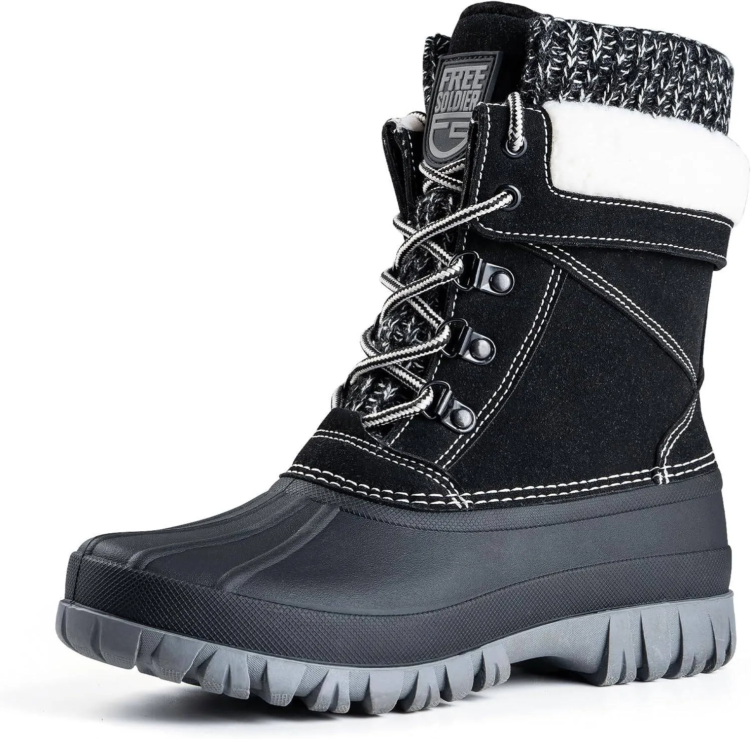 DROMA Women’s Waterproof Snow Hiking Boots 2 sold by Freesoldier