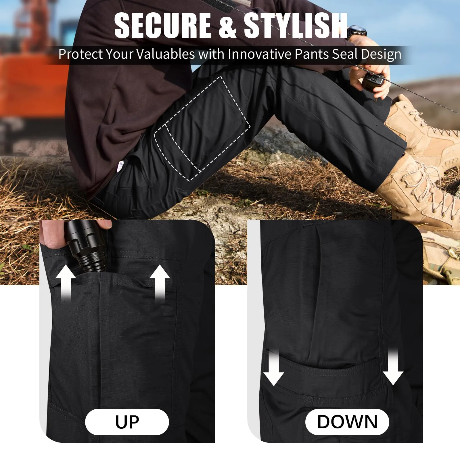 SWIFT Men's Lightweight Ripstop Tactical Pants sold by Freesoldier product image thumbnail 5