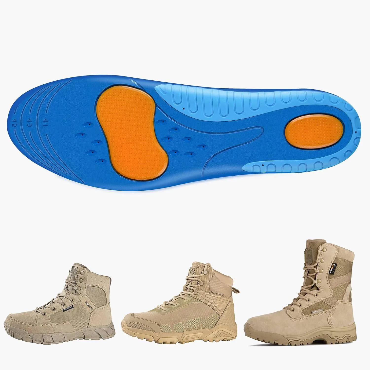 Arch Support Insoles for Men sold by Freesoldier product image thumbnail 5