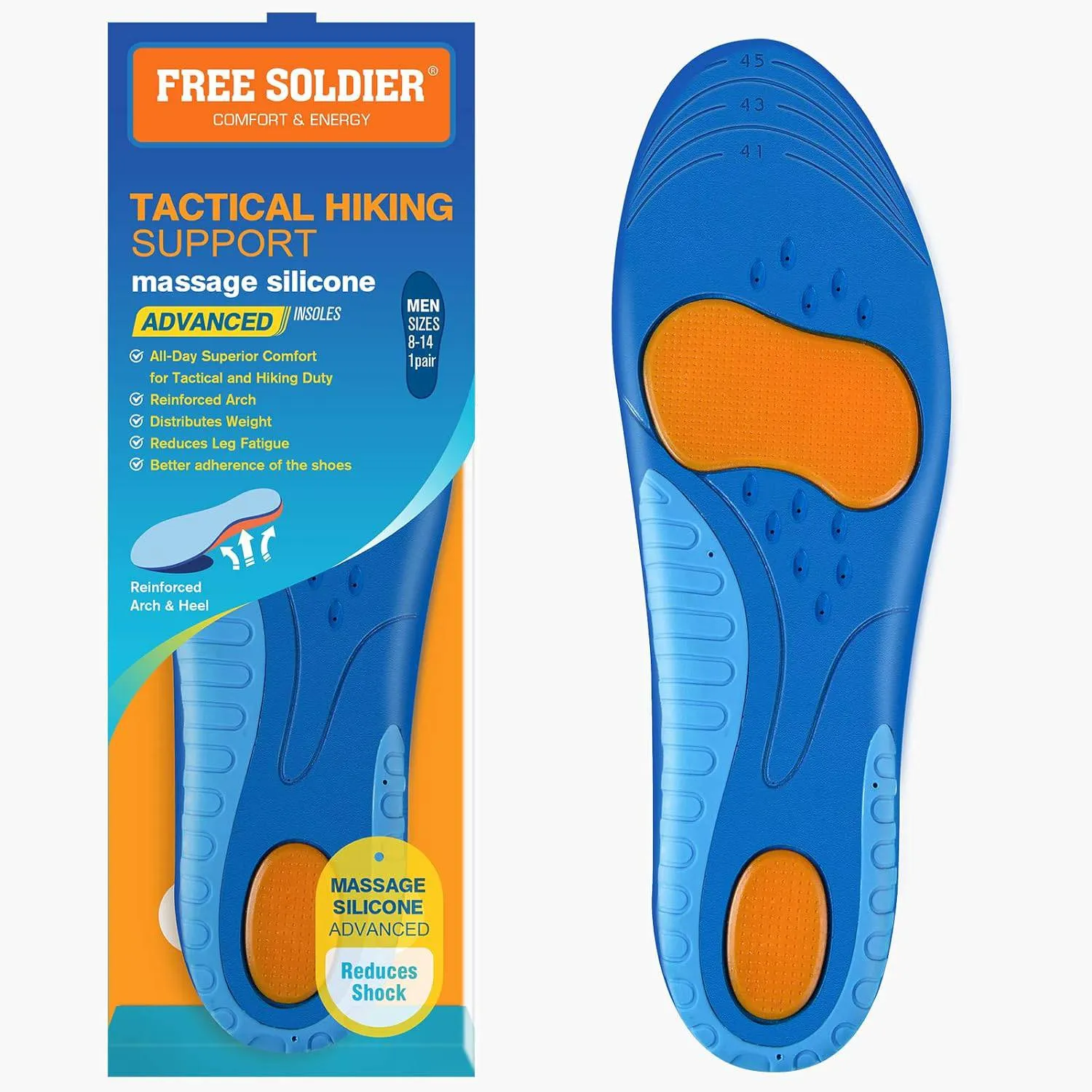 Arch Support Insoles for Men sold by Freesoldier