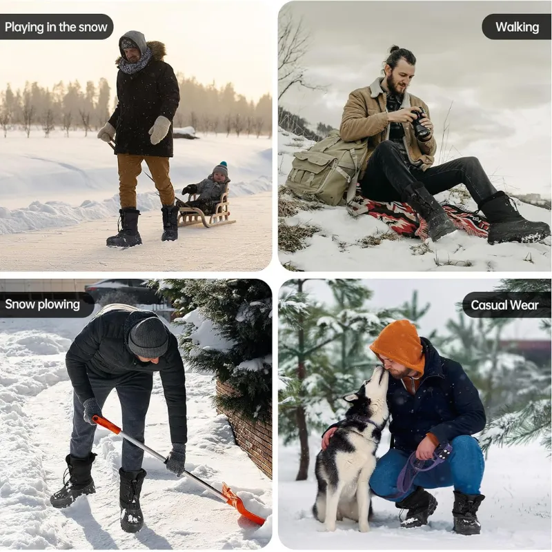Lackwar Men’s Snow Work Boots sold by Freesoldier product image thumbnail 5