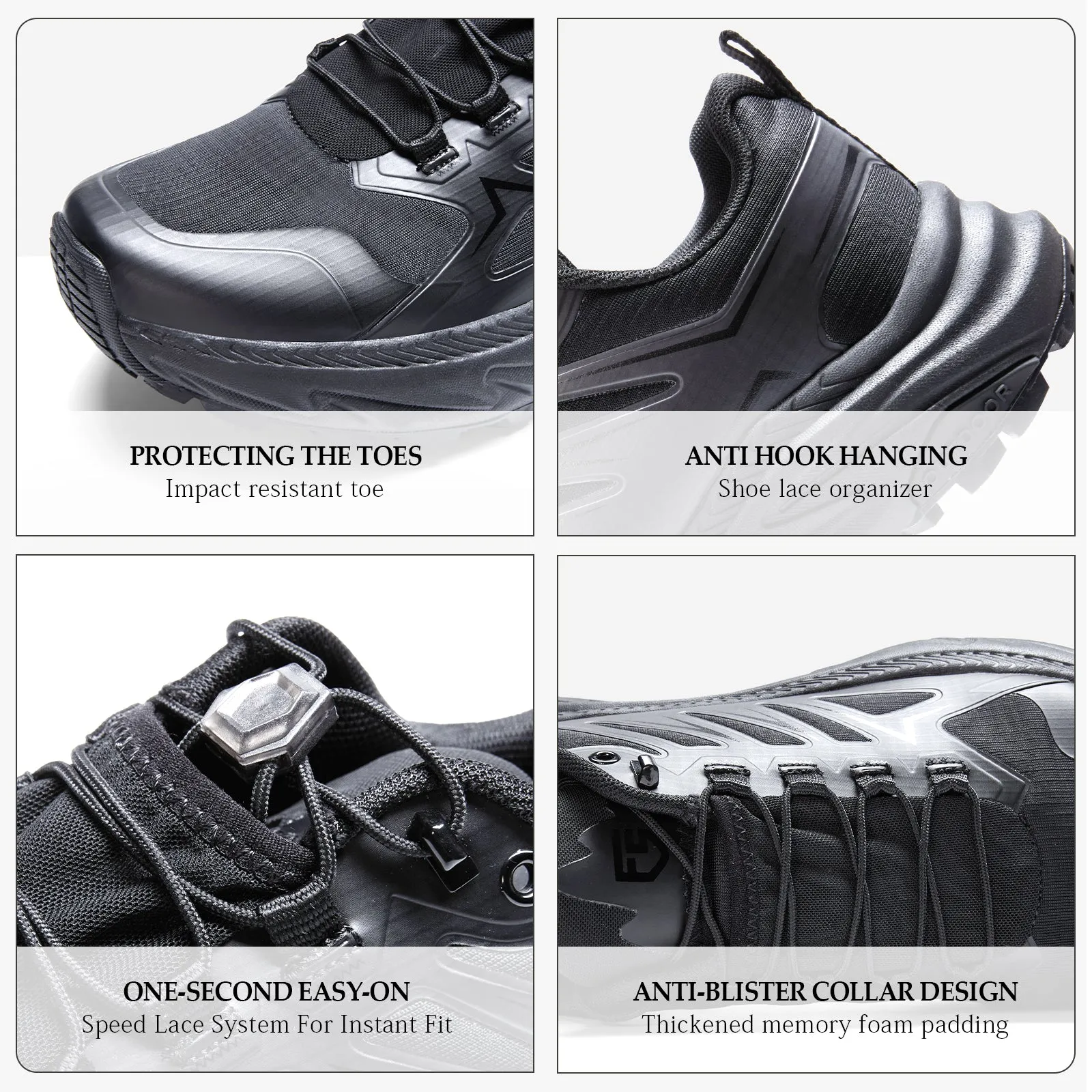 SRA Men's Trail Running Shoes - Lightweight Breathable Non-Slip Zero-Drop for Trail/Hiking sold by Freesoldier product image thumbnail 5