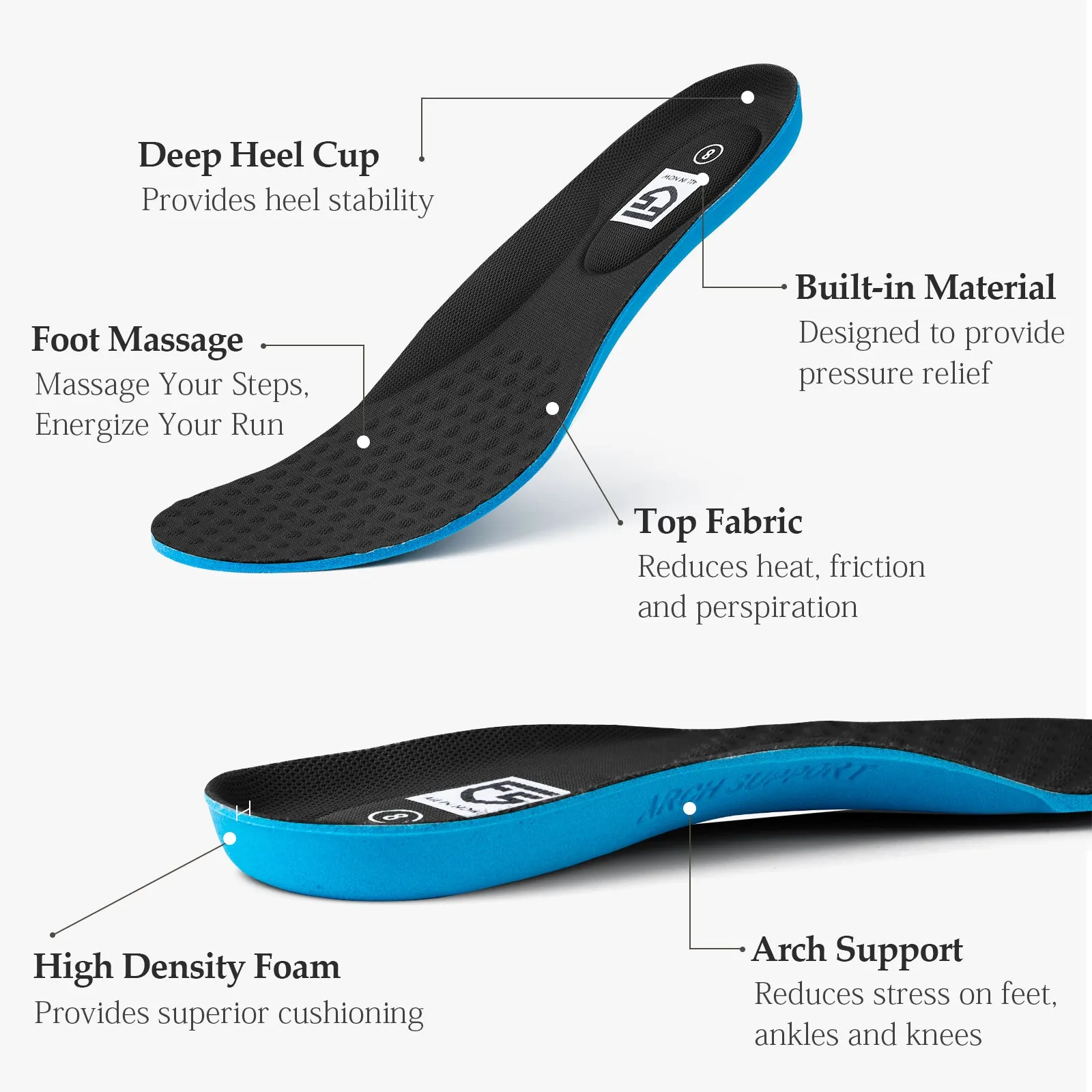 SRA Men's Trail Running Shoes - Lightweight Breathable Non-Slip Zero-Drop for Trail/Hiking sold by Freesoldier product image thumbnail 4