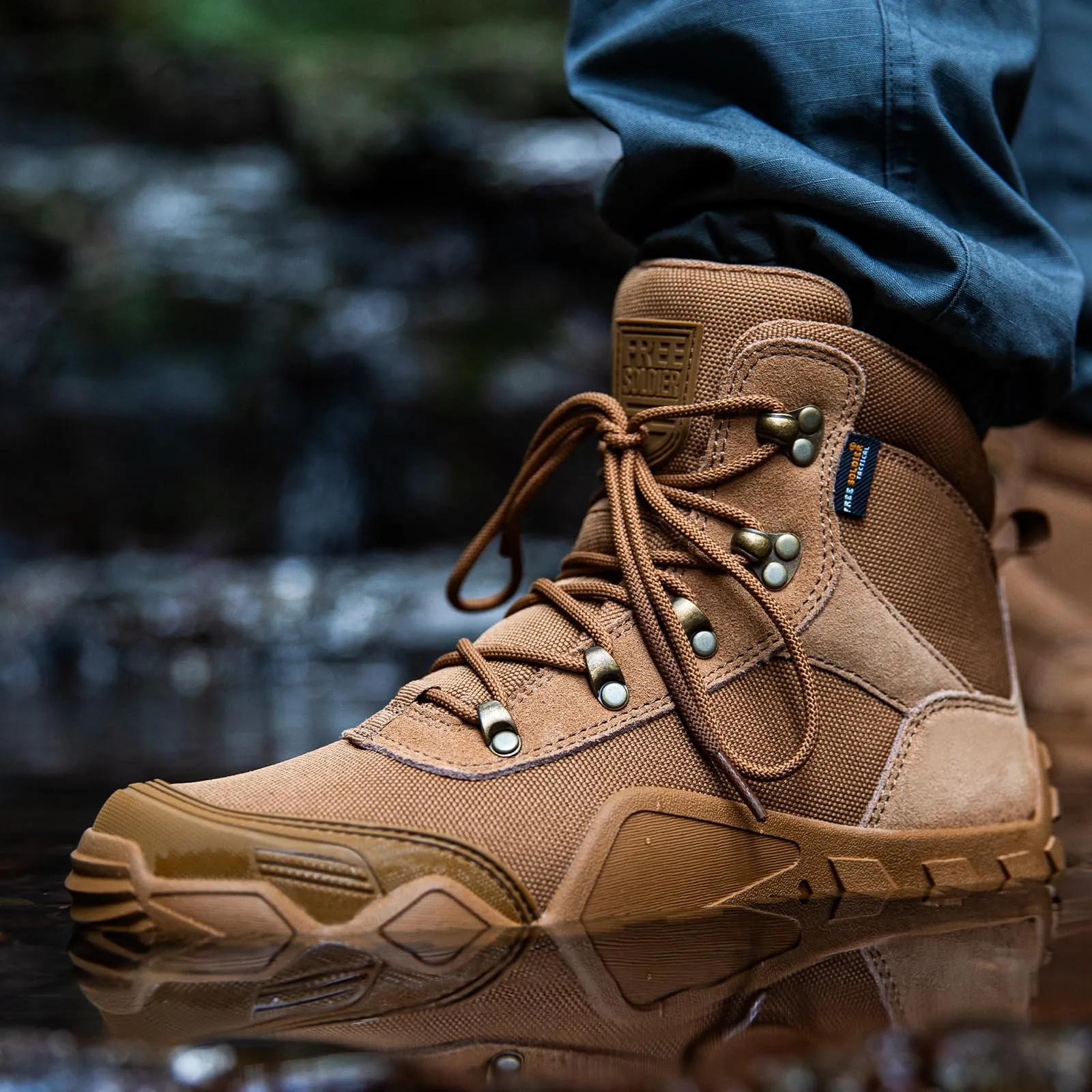 DRAGONBANE 4.6" Men’s Military Waterproof Working Boots sold by Freesoldier product image thumbnail 2