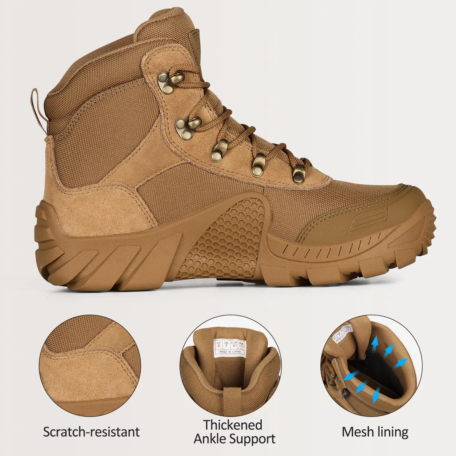 DRAGONBANE 4.6" Men’s Military Waterproof Working Boots sold by Freesoldier product image thumbnail 5