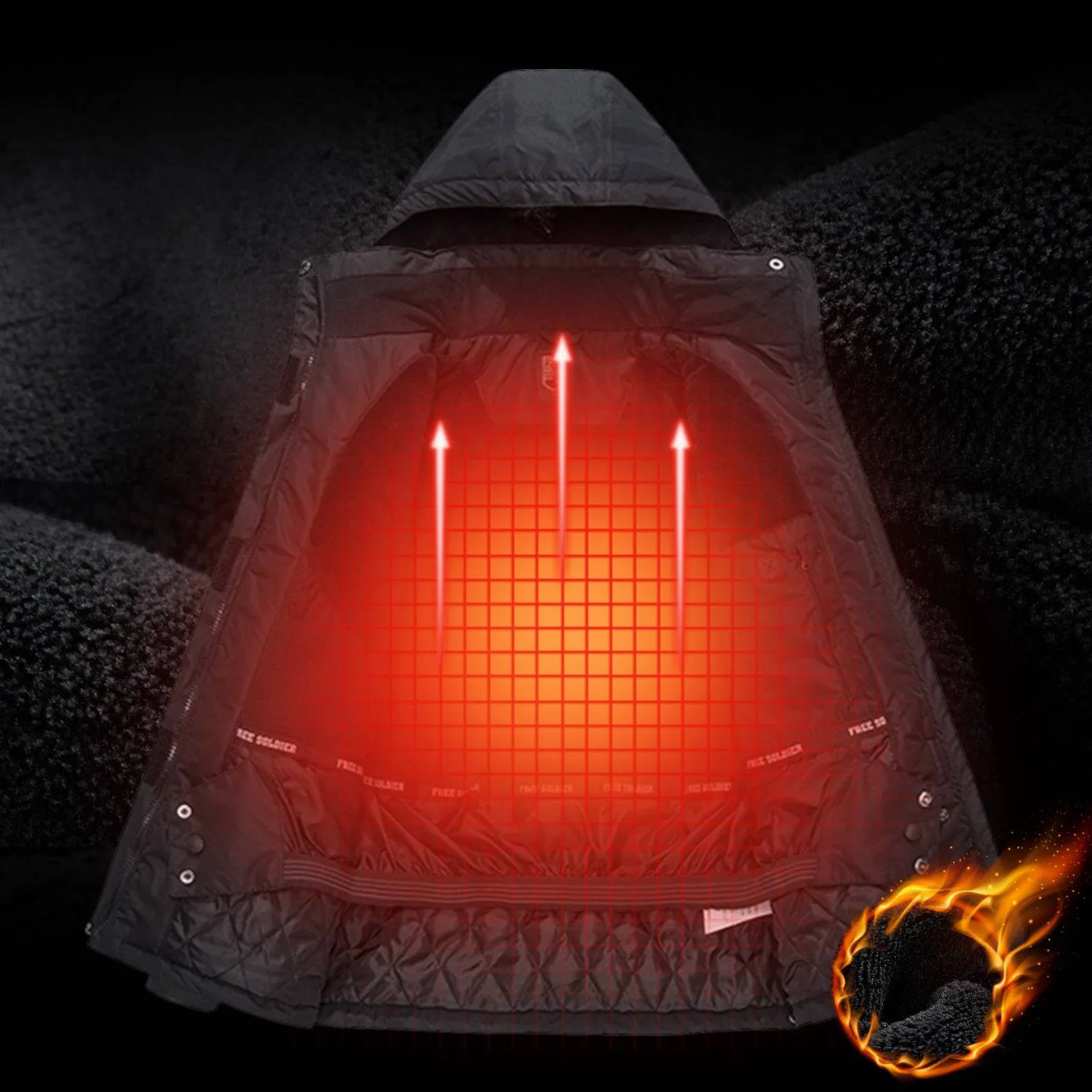 MOONLIGHT Women's Ski Snow Jacket sold by Freesoldier product image thumbnail 5