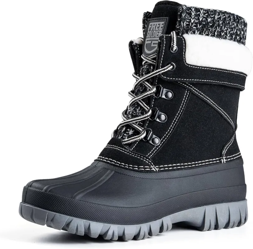 DROMA Women’s Waterproof Snow Hiking Boots sold by Freesoldier