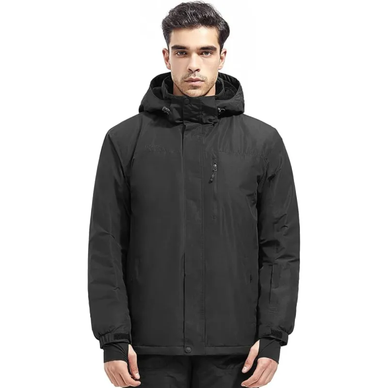 WHALE Men's Waterproof Warm Fleece Lined Ski Jacket sold by Freesoldier