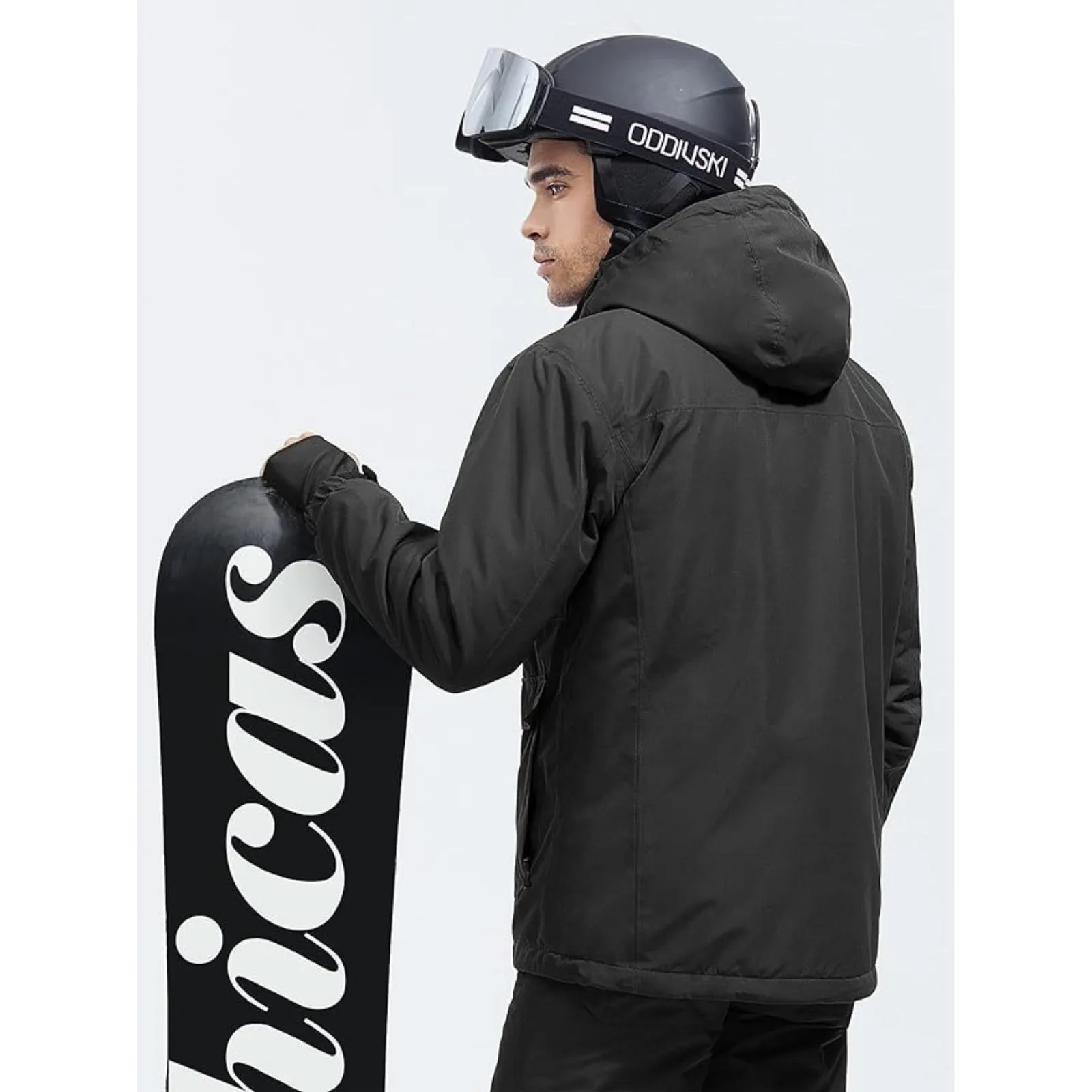 WHALE Men's Waterproof Warm Fleece Lined Ski Jacket sold by Freesoldier product image thumbnail 2