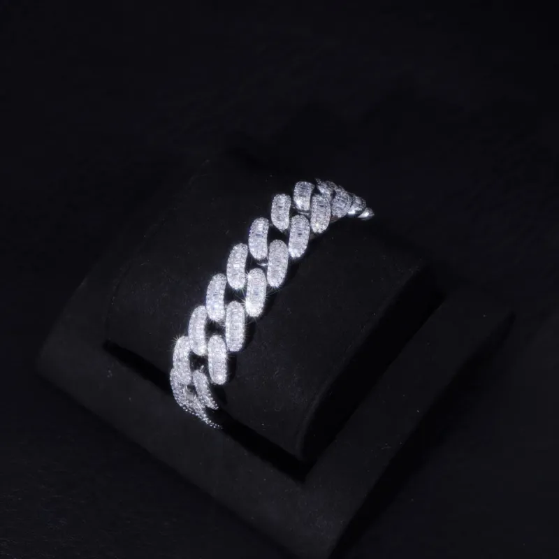 16mm Baguette Cuban Bracelet sold by Ghetluxe