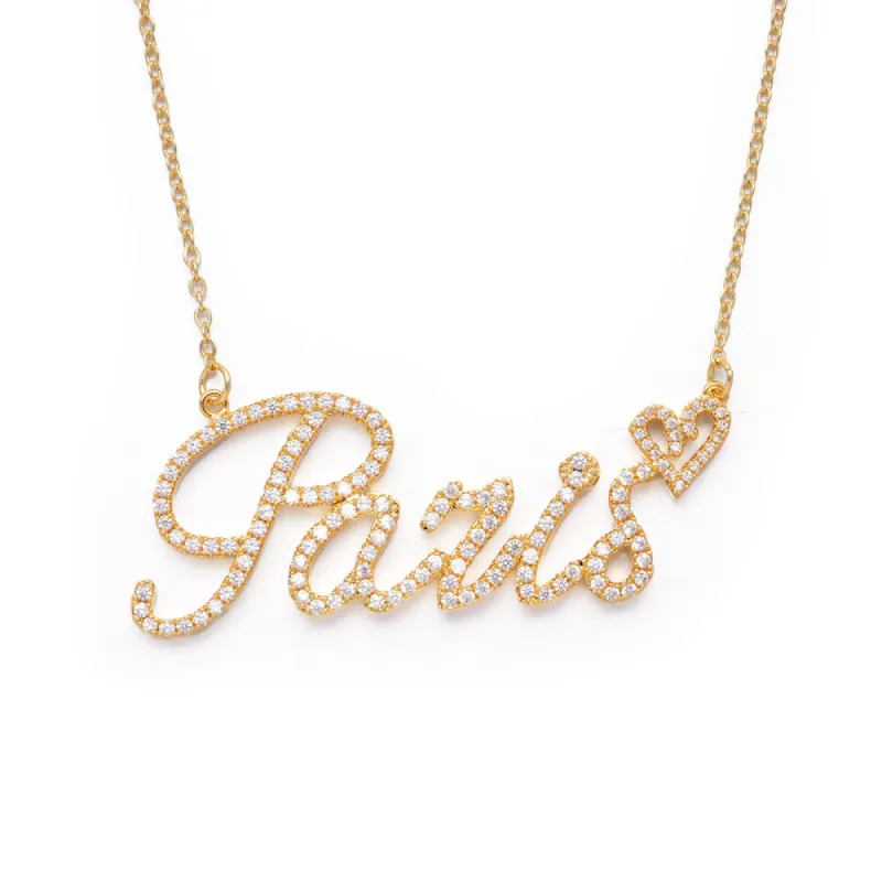 Women Custom Name Necklace sold by Ghetluxe