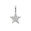 Diamond Star Pendant in 14K Solid Gold sold by Ghetluxe