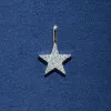 Diamond Star Pendant in 14K Solid Gold sold by Ghetluxe