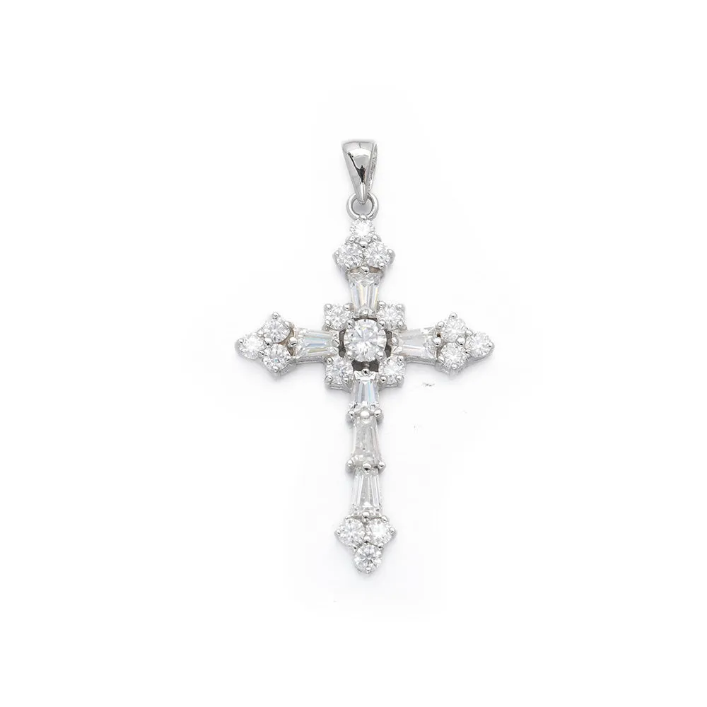 Moissanite Cross Pendant sold by Ghetluxe product image thumbnail 2