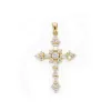 Moissanite Cross Pendant sold by Ghetluxe