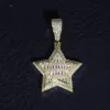 Baguette Diamond Star Pendant sold by Ghetluxe