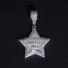 Baguette Diamond Star Pendant sold by Ghetluxe