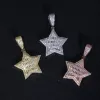 Baguette Diamond Star Pendant sold by Ghetluxe