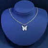Diamond Butterfly Pendant in 14K Solid Gold 0.40ctw sold by Ghetluxe
