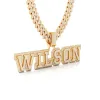 CUSTOM UNIVERSITY FONT LETTER PENDANT sold by Ghetluxe