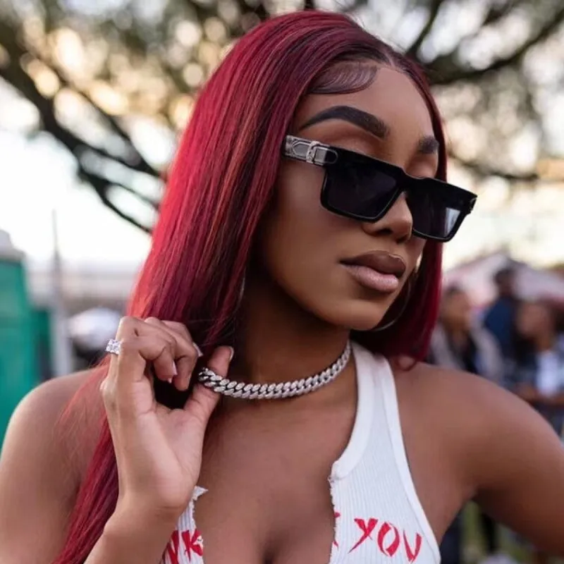 Women's 12mm Diamond Cuban Link Chain in White Gold sold by Ghetluxe