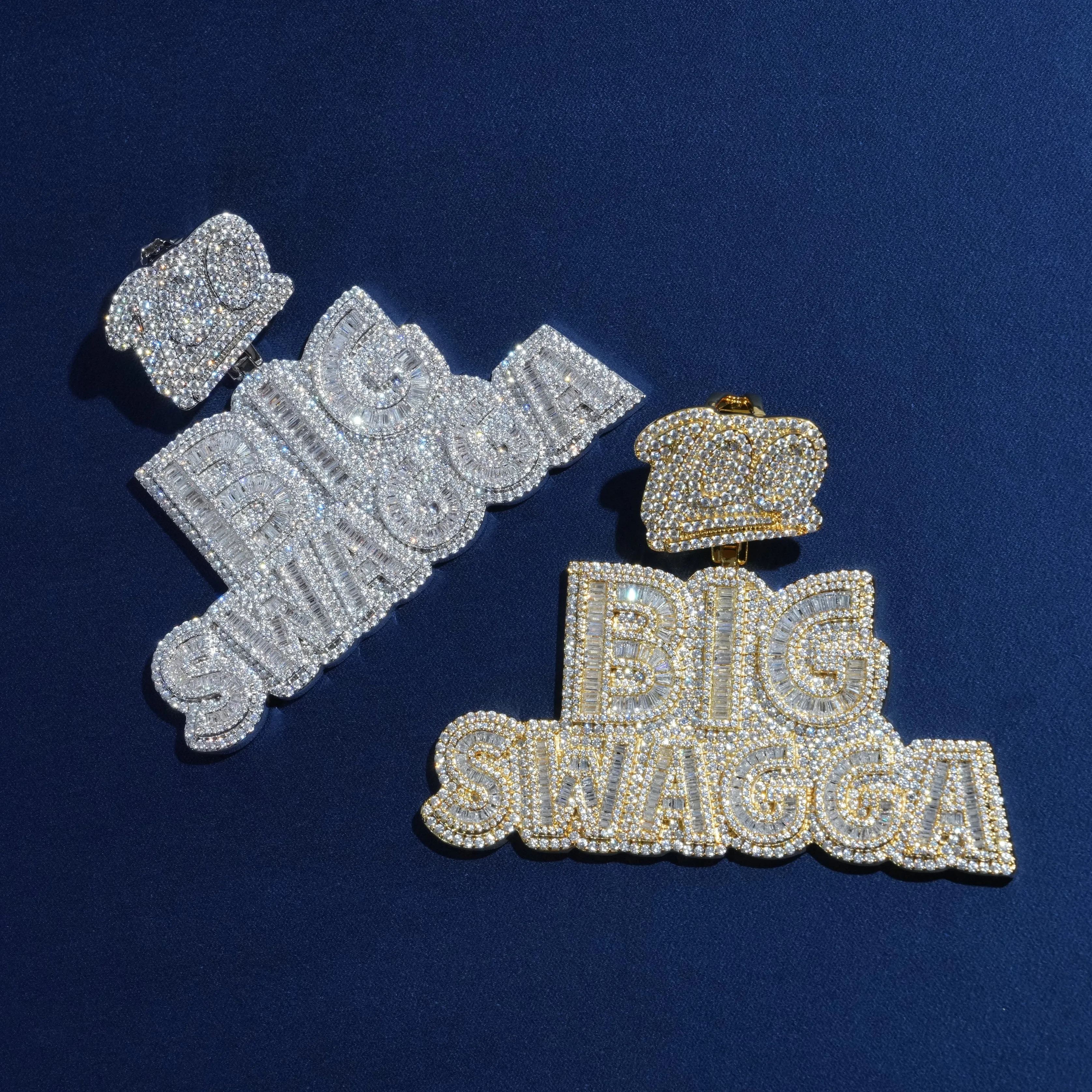 Baguette BIG SWAGGA Pendant sold by Ghetluxe product image thumbnail 2