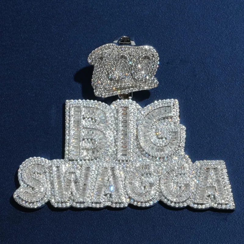 Baguette BIG SWAGGA Pendant sold by Ghetluxe