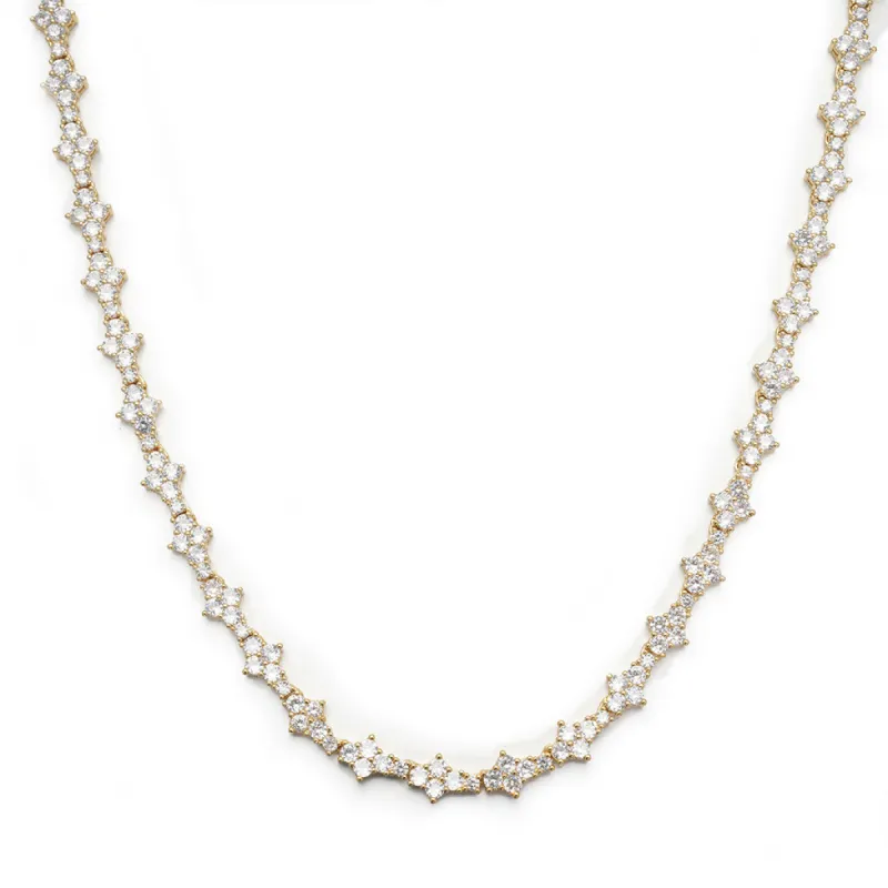 3MM Honeycomb Tennis Chain sold by Ghetluxe