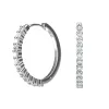 Paved Huggie Hoop Earrings sold by Ghetluxe
