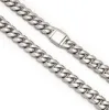 10mm Cuban Link Chain in White Gold sold by Ghetluxe