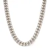 10mm Cuban Link Chain in White Gold sold by Ghetluxe
