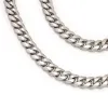 10mm Cuban Link Chain in White Gold sold by Ghetluxe