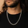10mm Cuban Link Chain in White Gold sold by Ghetluxe