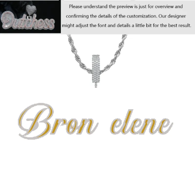 Custom Layered Handwriting Letter Pendant sold by Ghetluxe