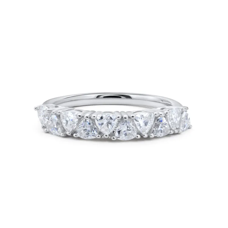 Ten Stone Trillion Cut Diamond Ring sold by Ghetluxe