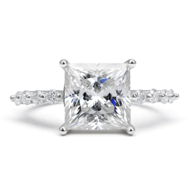 Luxe Princess Cut Moissanite Ring sold by Ghetluxe