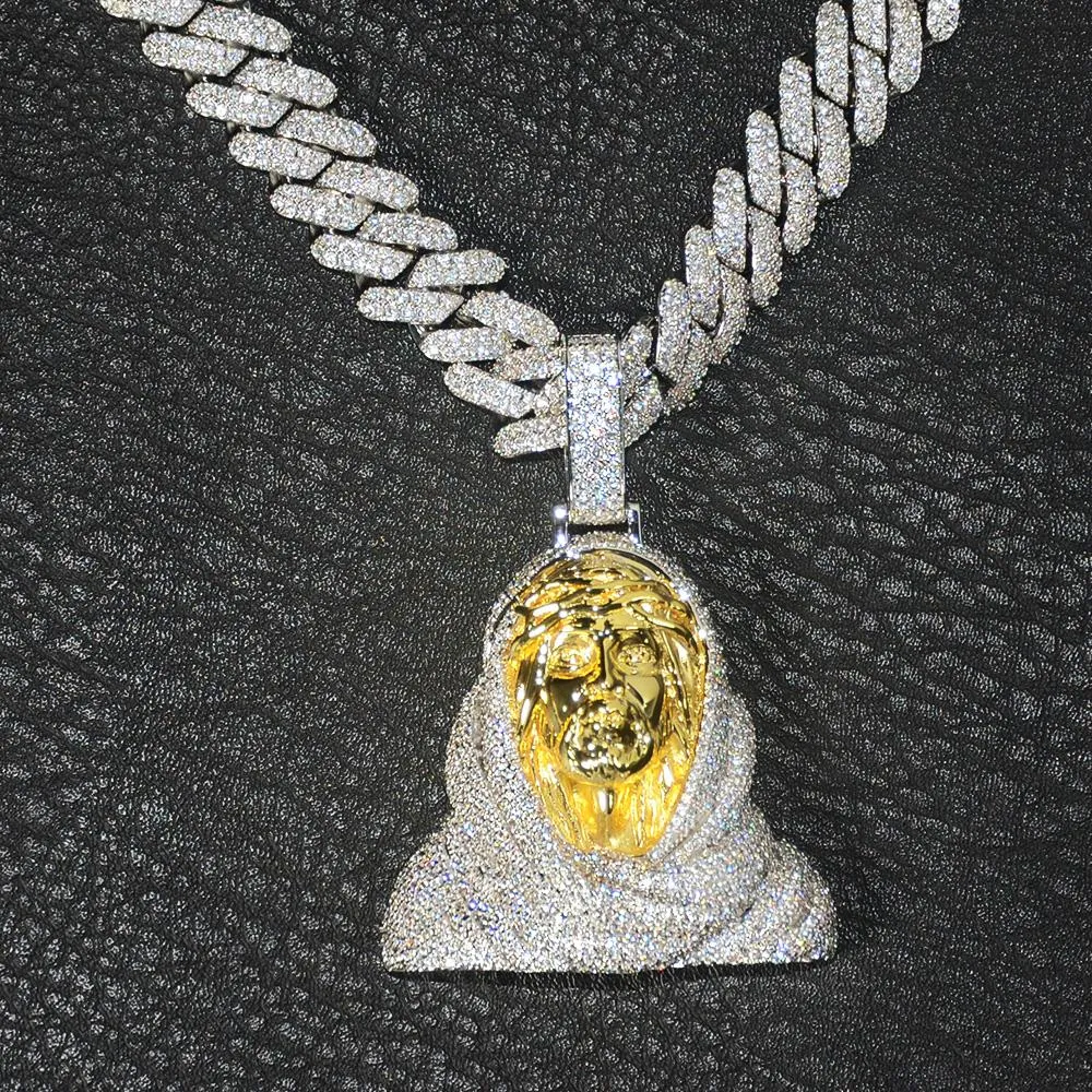 3D Iced Jesus Pendant sold by Ghetluxe product image thumbnail 2