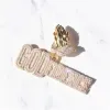 Baguette GOD fidence Pendant sold by Ghetluxe