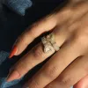 Women's Baguette Heart Cuff Ring sold by Ghetluxe