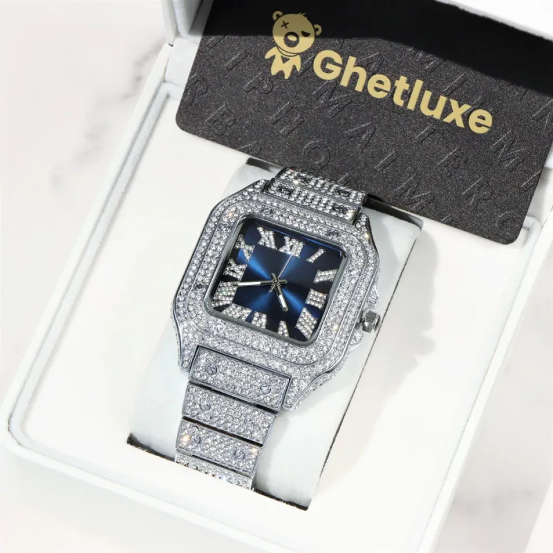 Midnight Dial Square Roman Numerals Watch sold by Ghetluxe