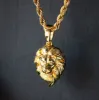 Micro Roaring Lion Pendant in Sterling Silver sold by Ghetluxe