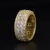5 Layers Moissanite Ring Band sold by Ghetluxe