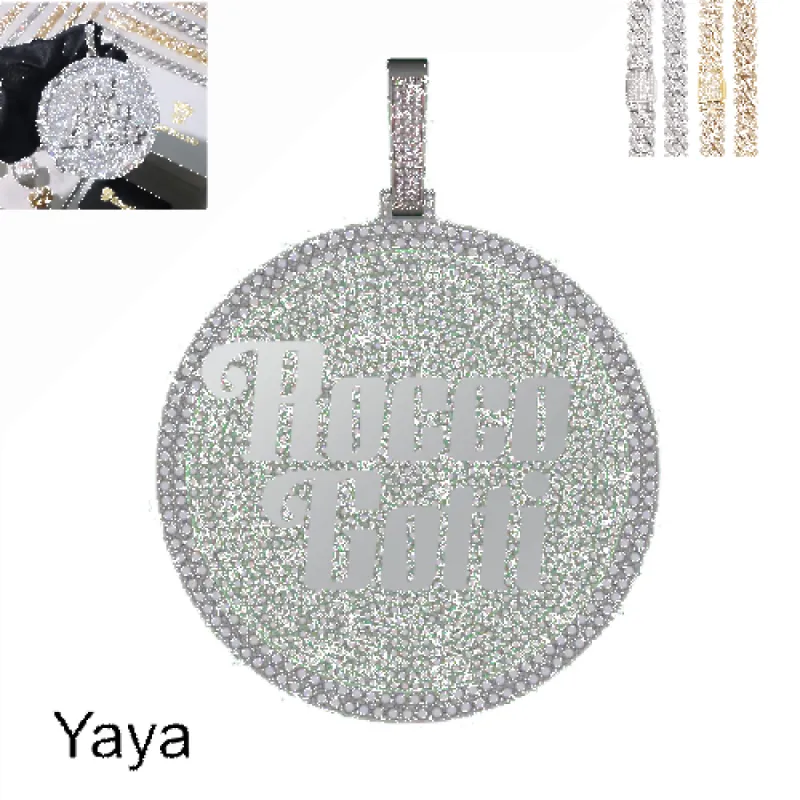 Custom Disc Pendant sold by Ghetluxe