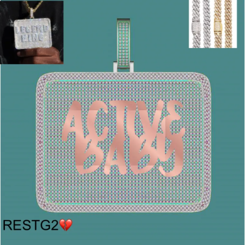 Custom Disc Pendant sold by Ghetluxe