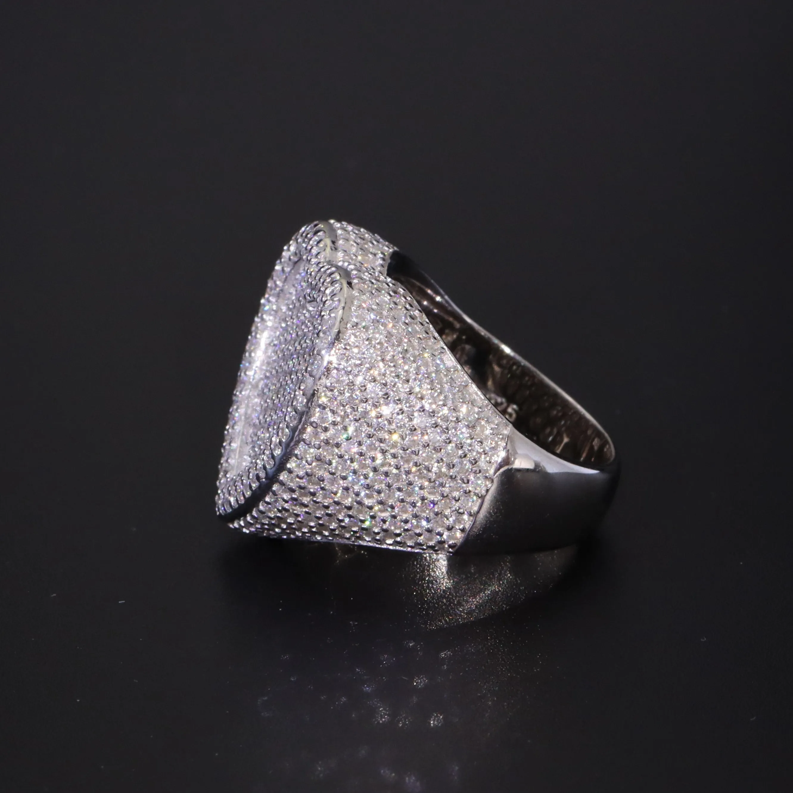 Moissanite Heart Shape Ring sold by Ghetluxe product image thumbnail 2