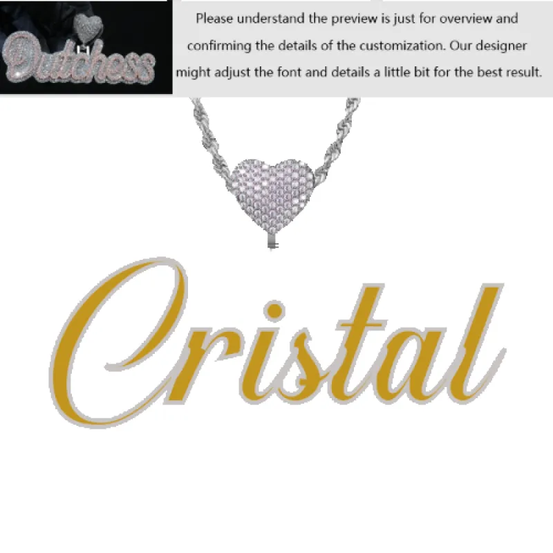 Custom Layered Handwriting Letter Pendant sold by Ghetluxe