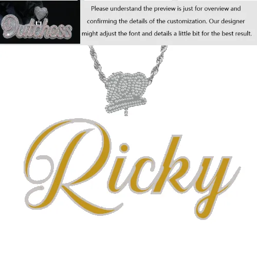 Custom Layered Handwriting Letter Pendant sold by Ghetluxe