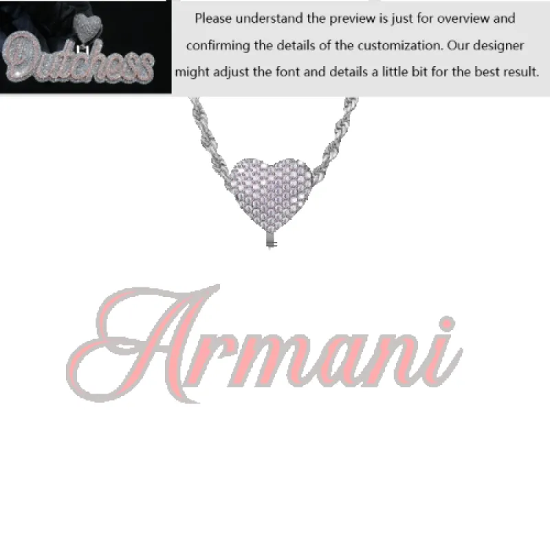 Custom Layered Handwriting Letter Pendant sold by Ghetluxe