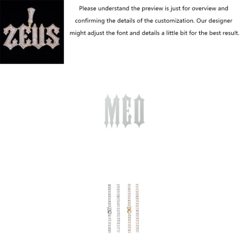 Full Iced Trap Letter Custom Pendant sold by Ghetluxe